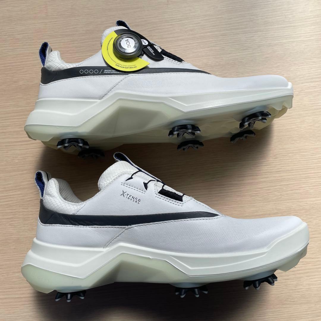 新品未使用　ecco ゴルフシューズ 39サイズ　 WHITE/BLACK
