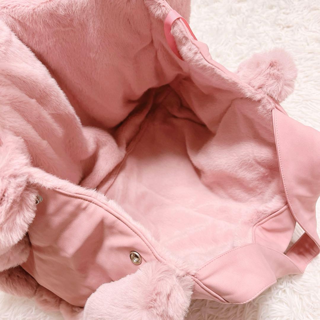 CIRCUS CIRCURS ファー キャリー バッグ トート ふわふわ ピンク