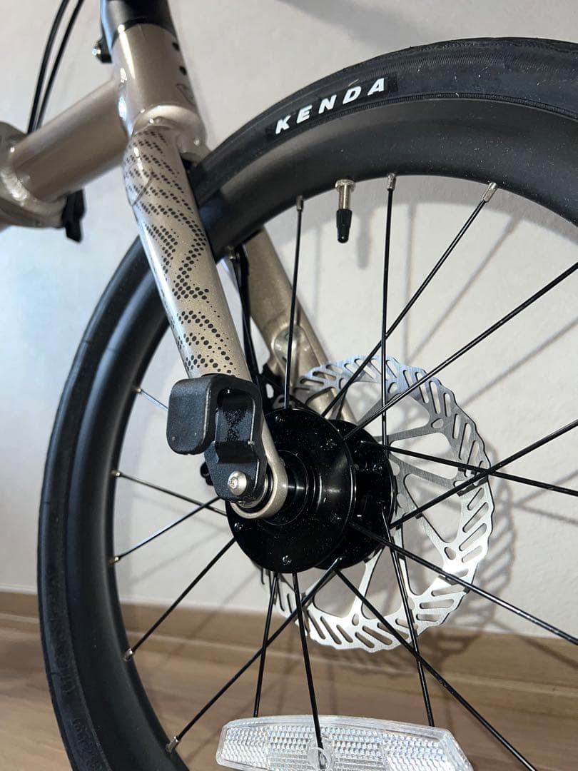 超軽量アルミ合金 競速 Brompton同系 16インチ 折りたたみ自転車