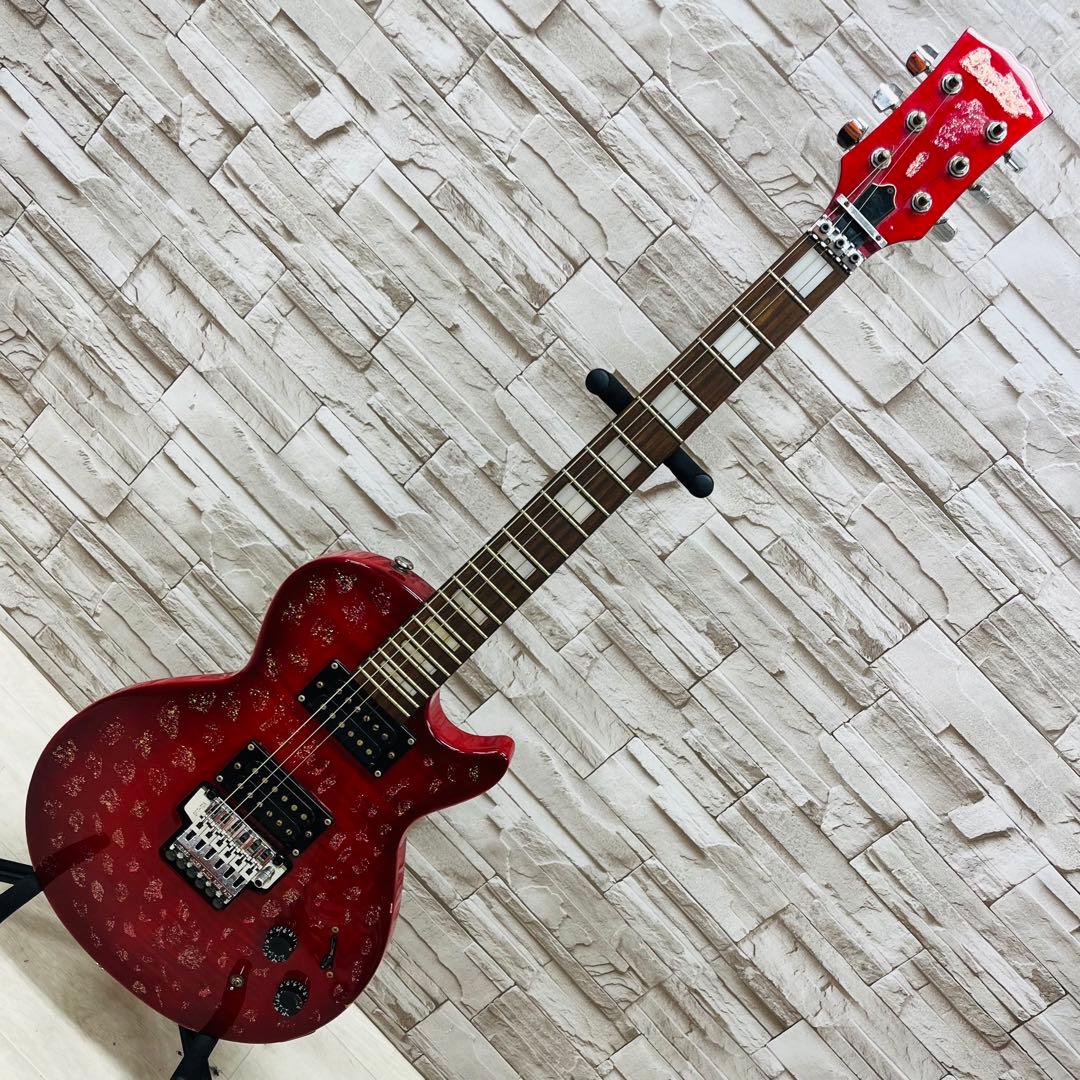 GrassRoots グラスルーツ レスポールタイプ エレキギター レッド