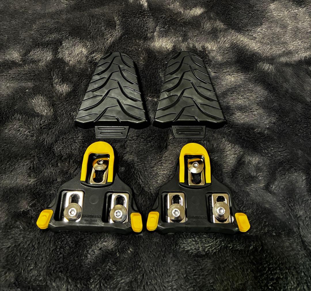 【ロードバイク】ビンディングシューズ、クリート、ビンディングペダル セット