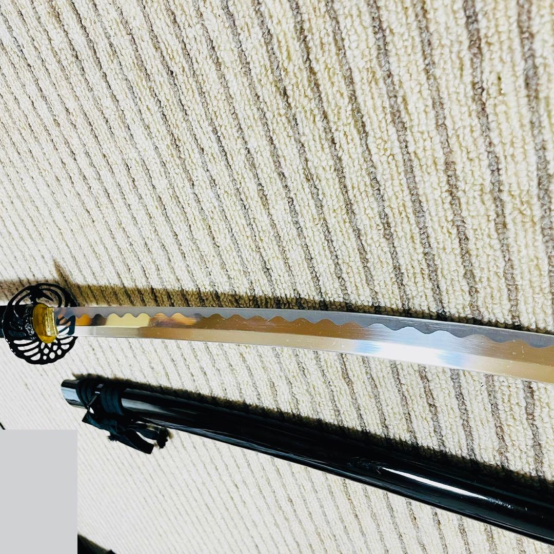高級本格居合刀 模造刀 日本刀 武具 刀剣 のたれ刃紋 刀 刀剣 （C06)