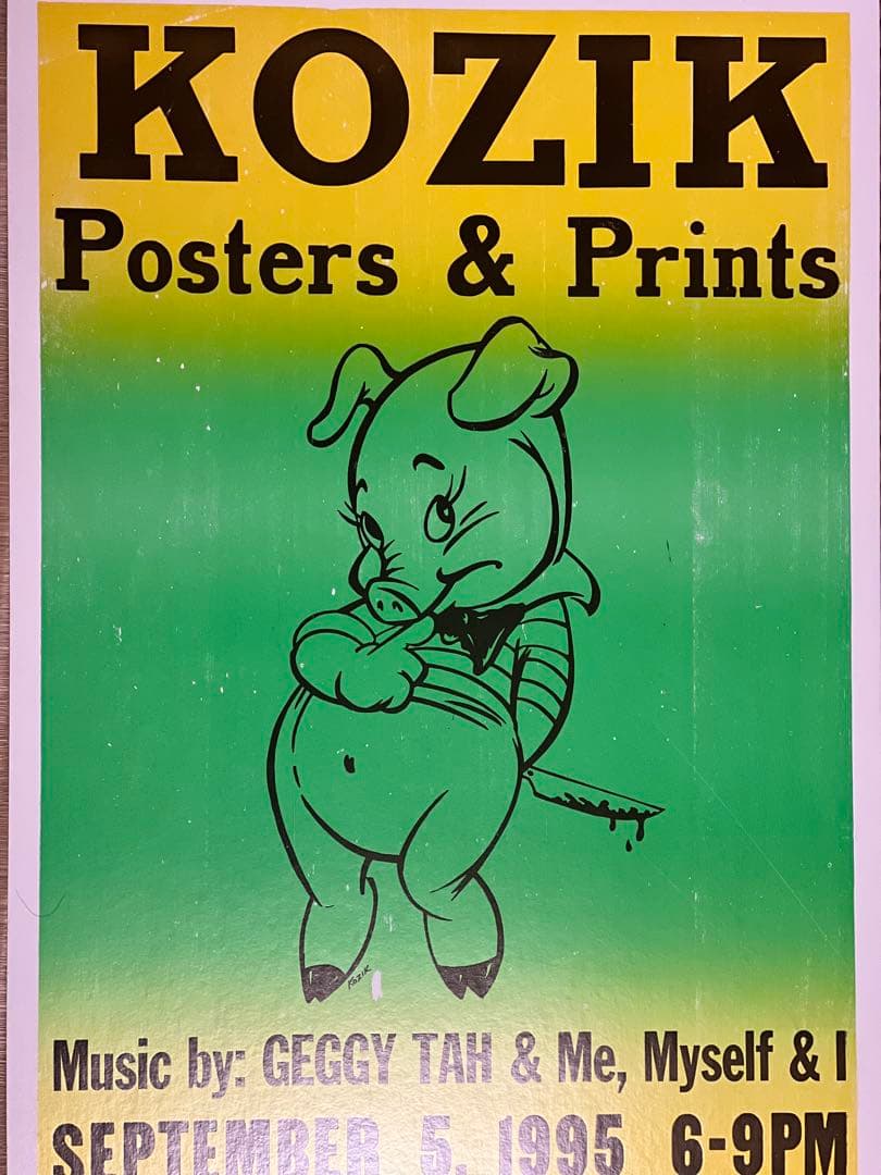 Kozik Posters & Prints シルクスクリーンポスターです。