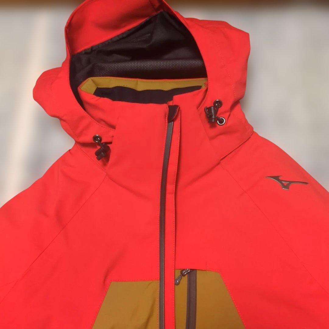 Mizuno スキーウェア Lサイズ 赤/茶色