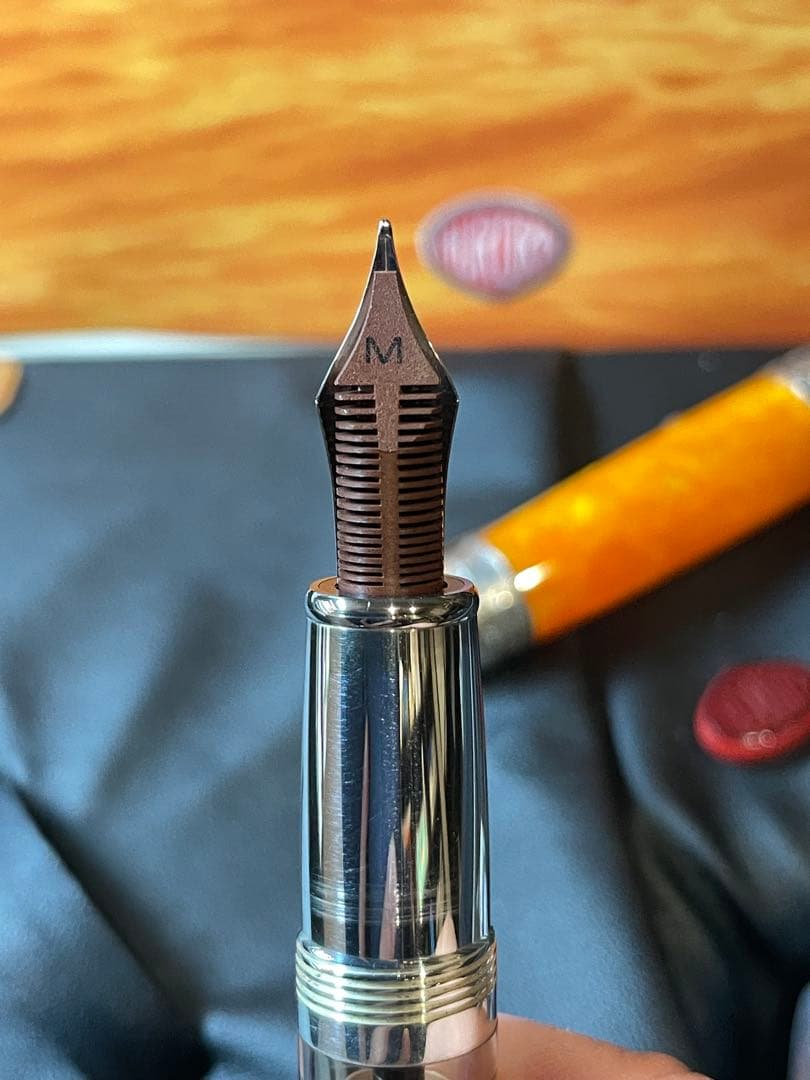 アウロラ　万年筆　マーレ・イオニア　M