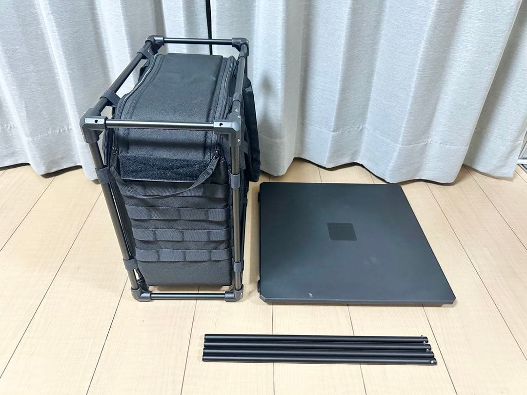 アウトドアテーブル フィールドオフィス M ブラック