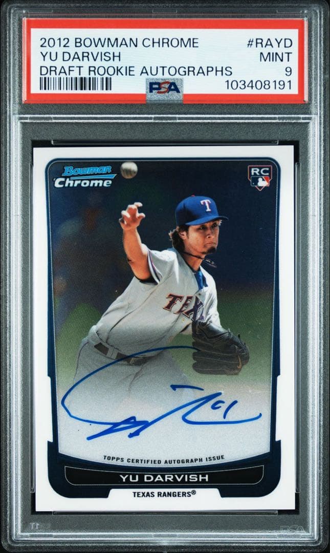 その他 PSA 9 2012 Bowman Chrome Yu Darvish Auto