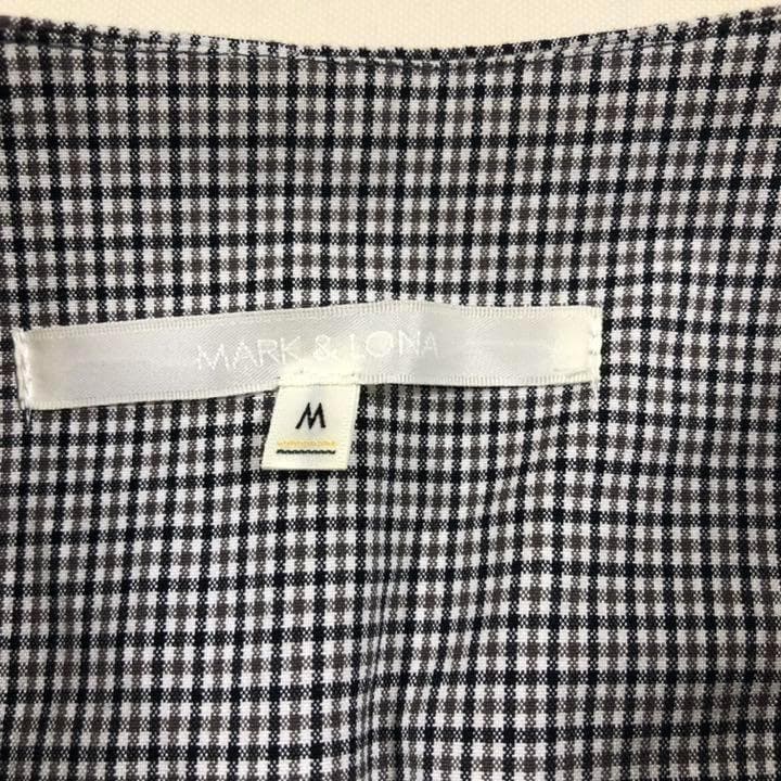 マークアンドロナ ゴルフ スカート スコート 日本製 ブラック 千鳥 Mサイズ