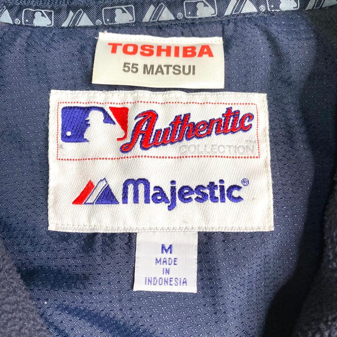 美品✨Majestic スタジャン 松井モデル TOSHIBA ヤンキース 55