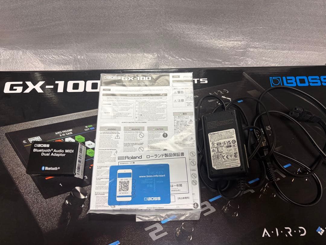 「動作確認済み・付属品完備！」BOSS GX-100 BT-DUALバック付き！