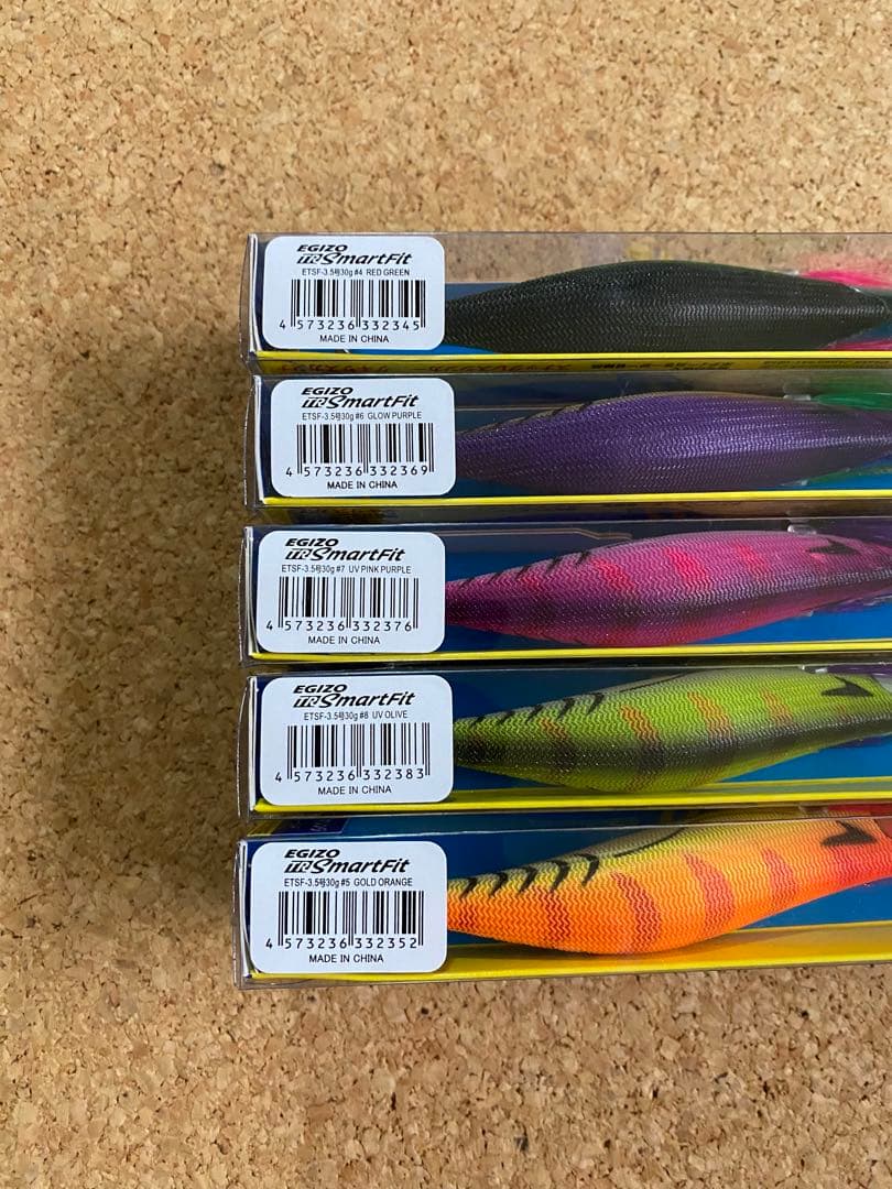 餌木蔵TRスマートフィット 3.5号　5色セット