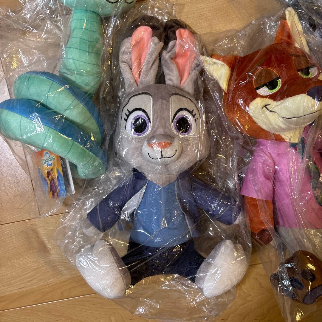 未開封 ズートピア2 Lぬいぐるみ　ニック ジュディ ゲイリー パウバート