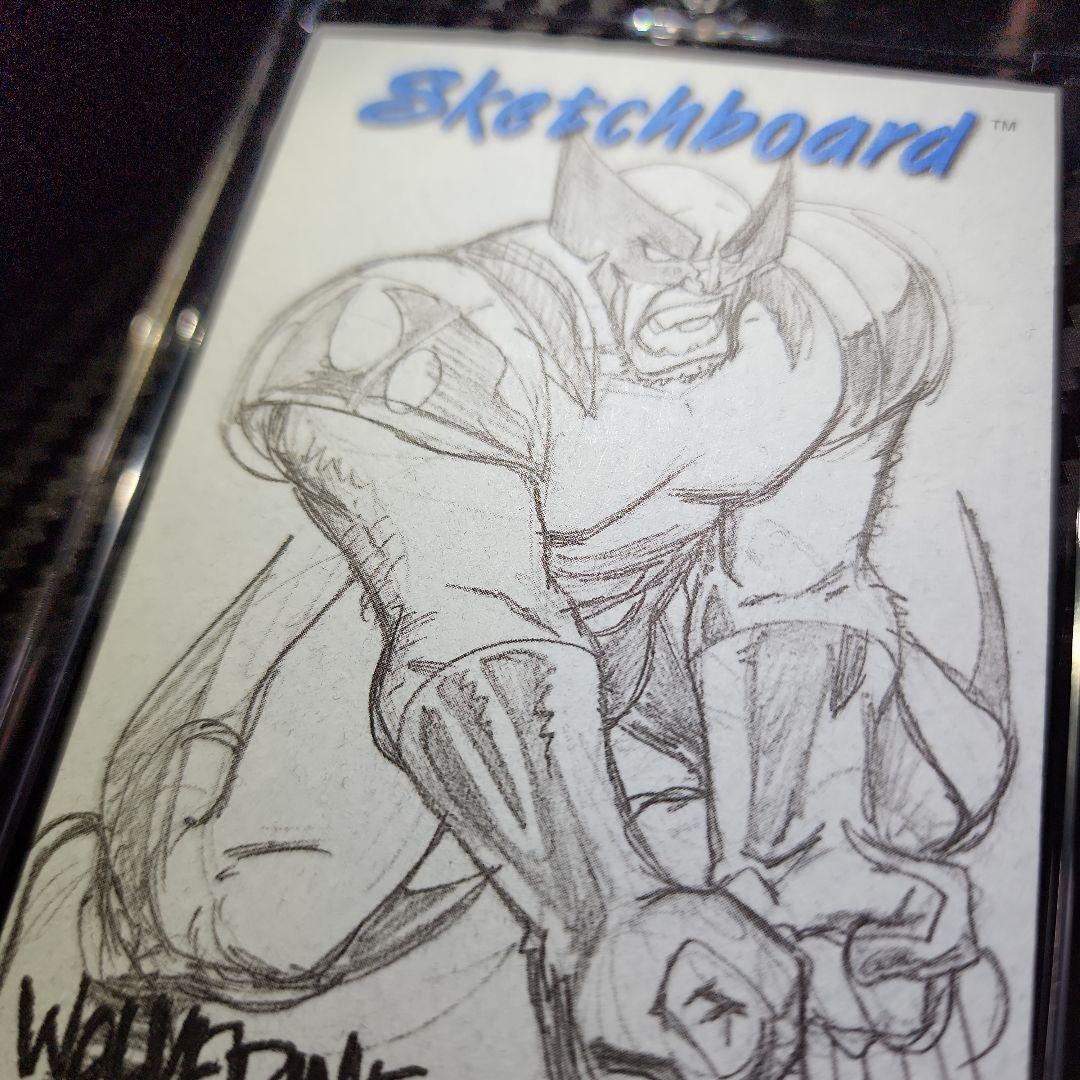 1998　skyBox　Sketchboard　blue　ウルヴァリン　青