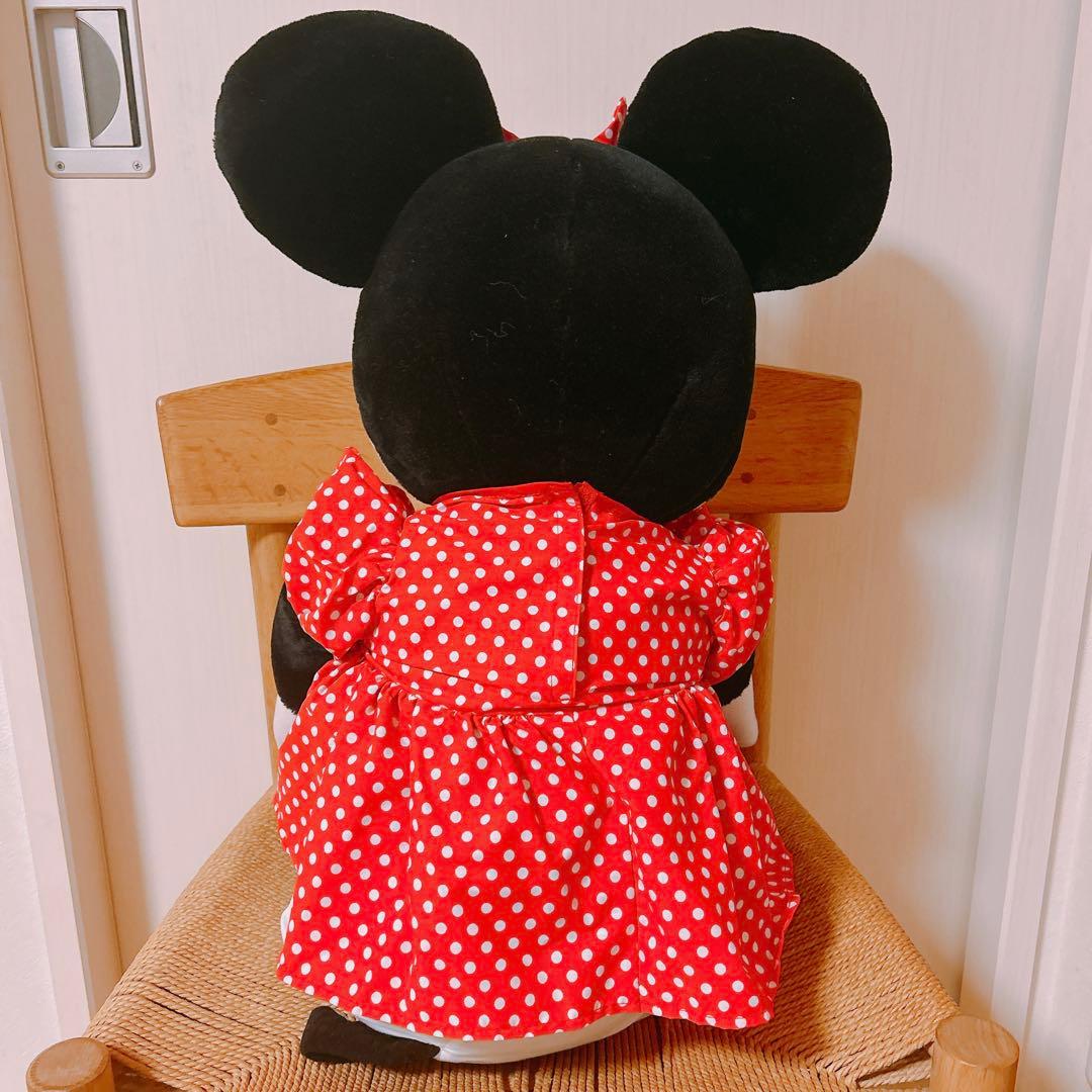 レトロ ヴィンテージ アメリカ ディズニーランド WDW ミニー 特大ぬいぐるみ