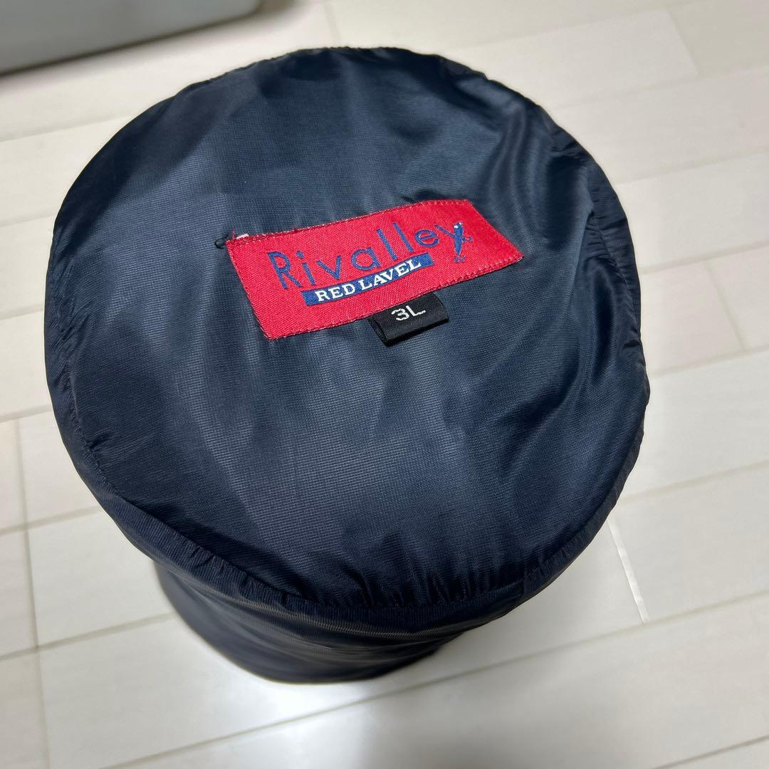 Rivalley フィッシングダウン　ダウンインナースーツ　上下セット ネイビー