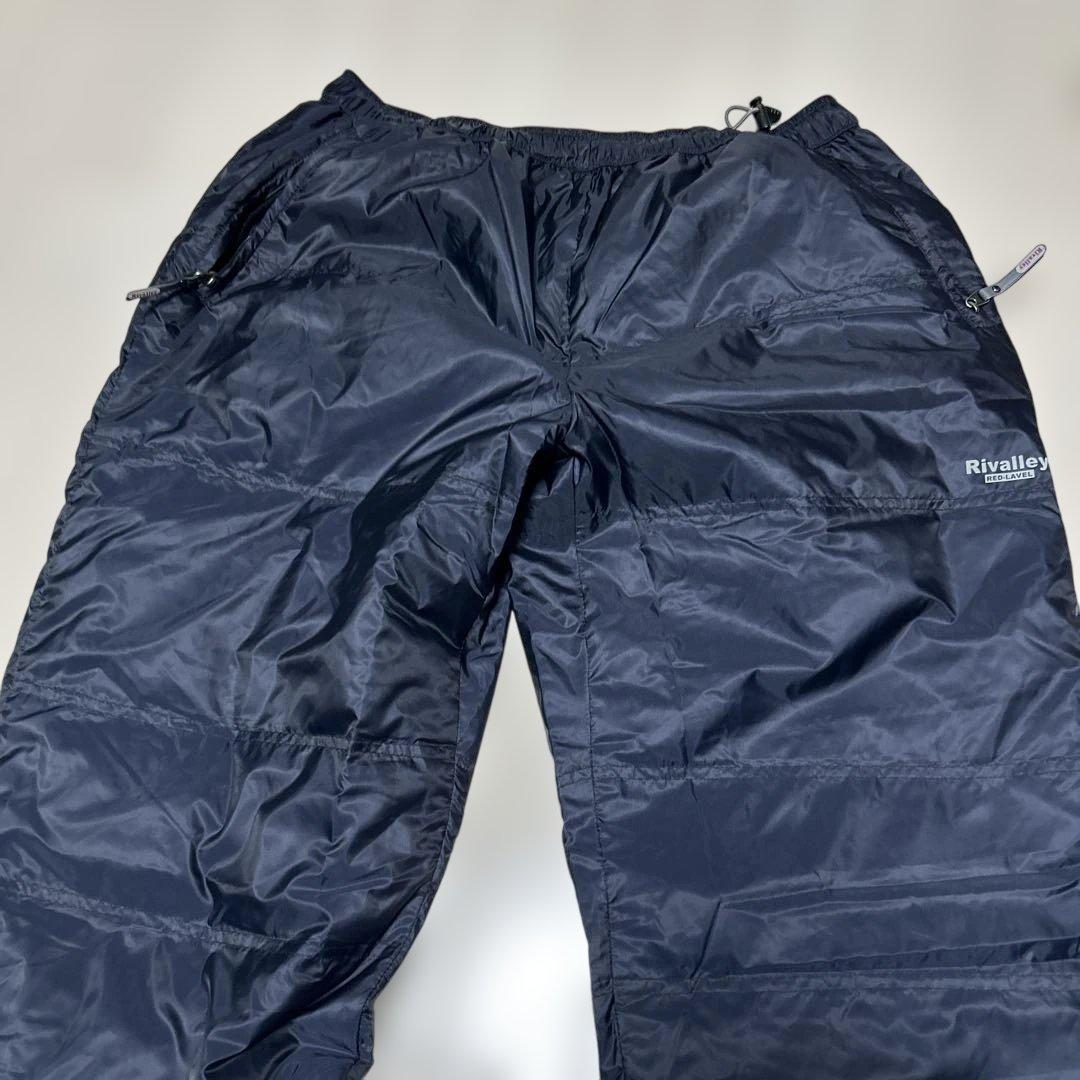 Rivalley フィッシングダウン　ダウンインナースーツ　上下セット ネイビー