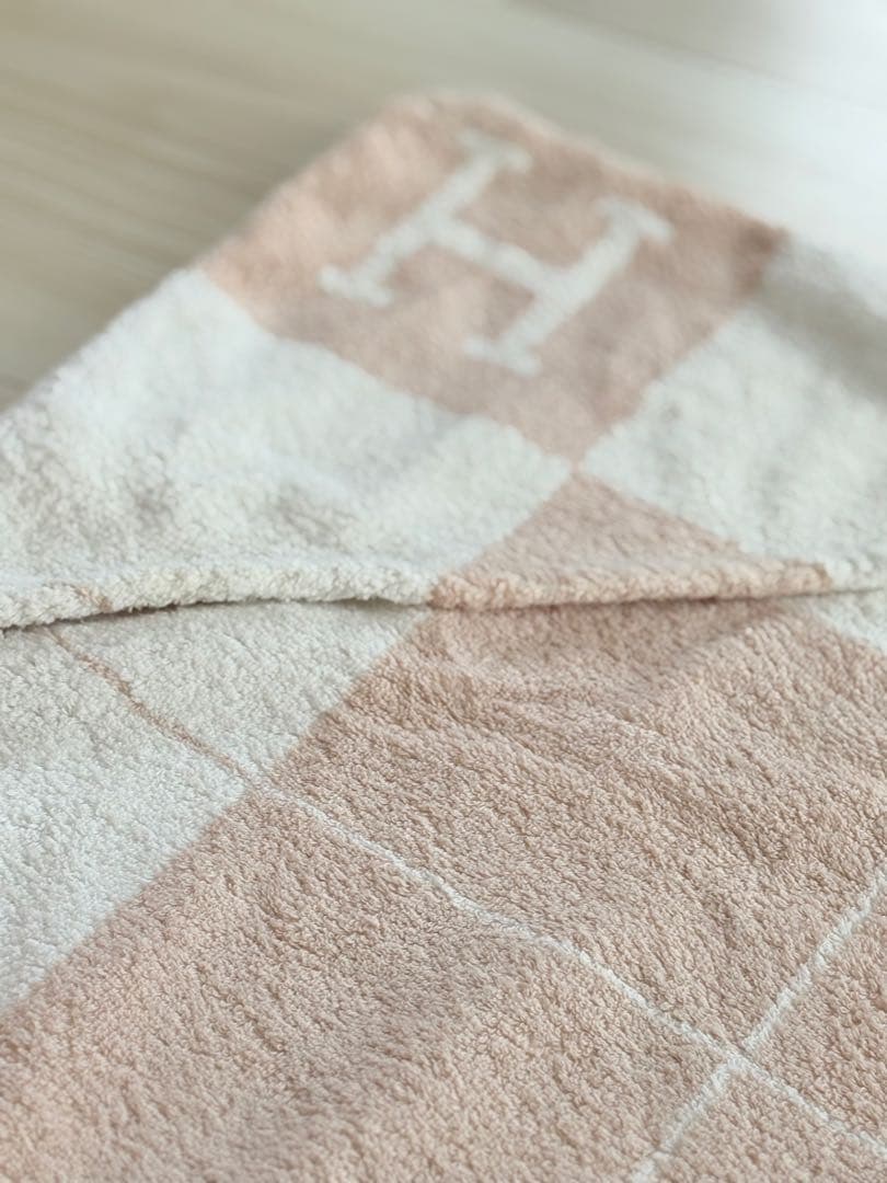 レア　HERMES アヴァロン ベビー バスラップ おくるみ バスタオル