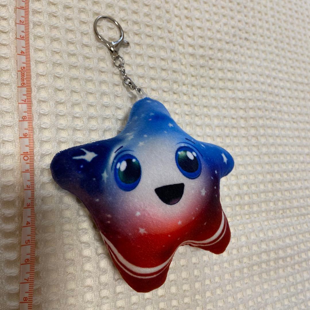 大阪万博　アメリカ館パビリオンマスコットキーホルダー　スパーク⭐︎EXPO2025