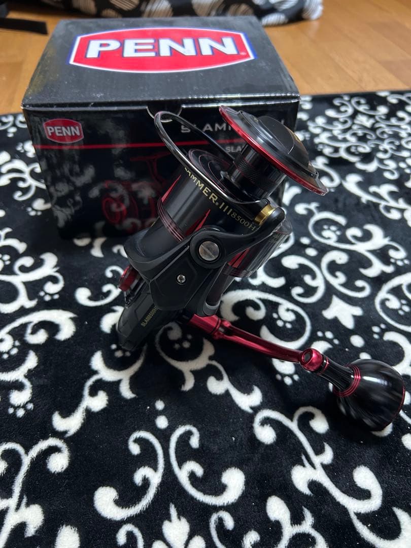 スラマー3 8500HS リールシート取り付けカスタム済み