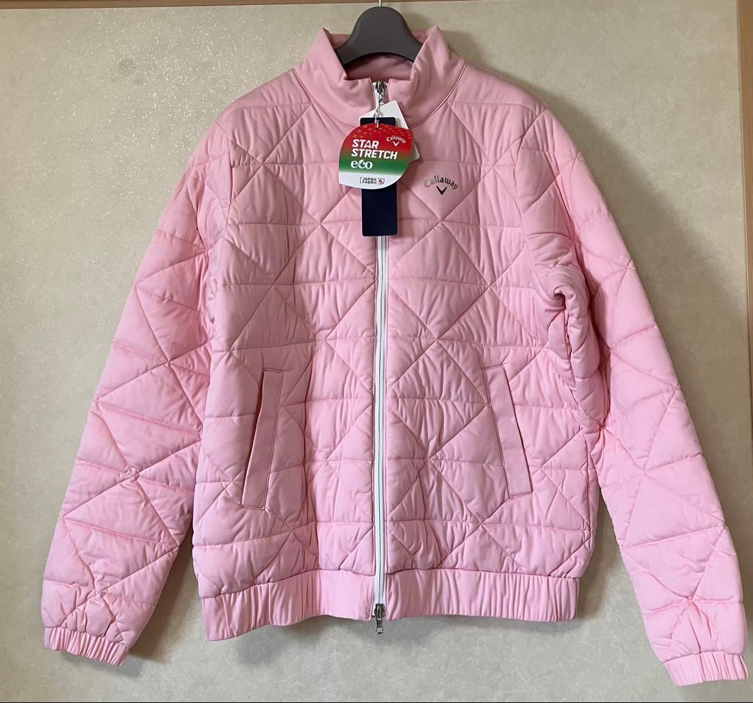 キャロウェイ ゴルフウェア レディース 中綿ジャケット、ブルゾン 未使用タグ付L