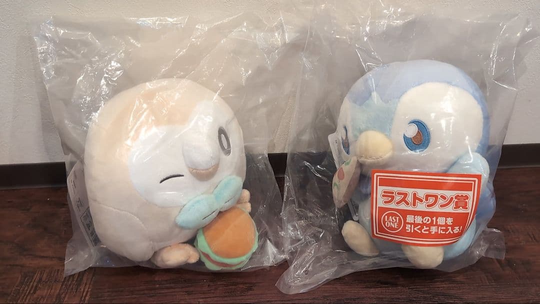 ◆一番くじ◆ 【ラストワン賞 ポッチャマ】 【C賞 モクロー】セット