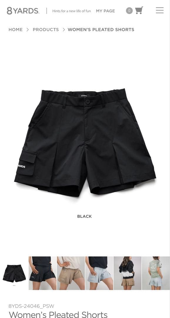 8YARDS ショートパンツ Mサイズ