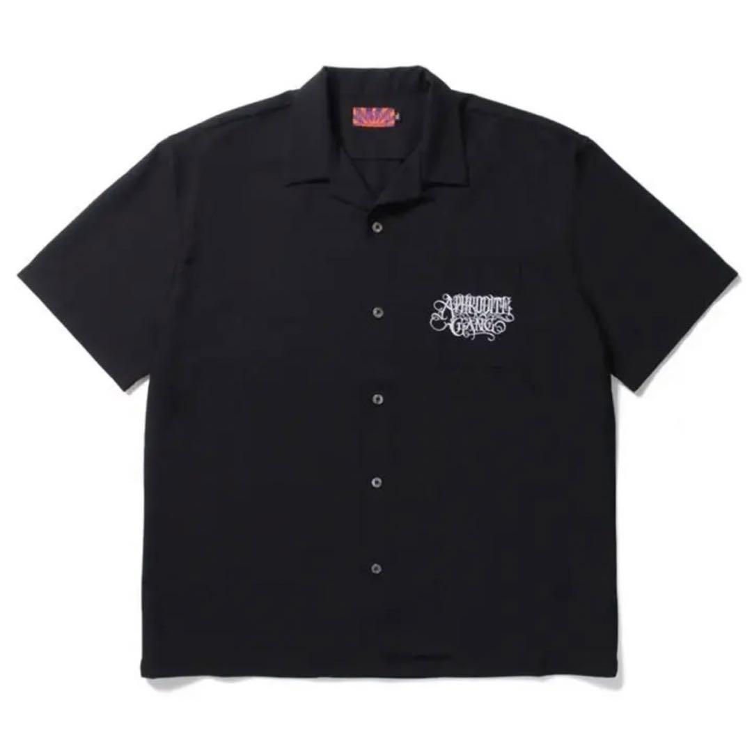 CLASSIC LOGO OPEN COLLAR SHIRT 舐達麻 BUDS