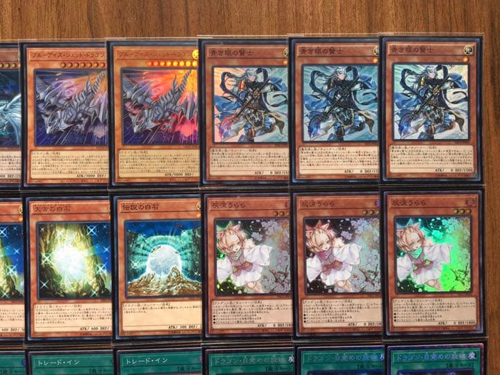 遊戯王 純構築 公式大会優勝青眼デッキ メイン42枚+EX15枚 ブルーアイズ