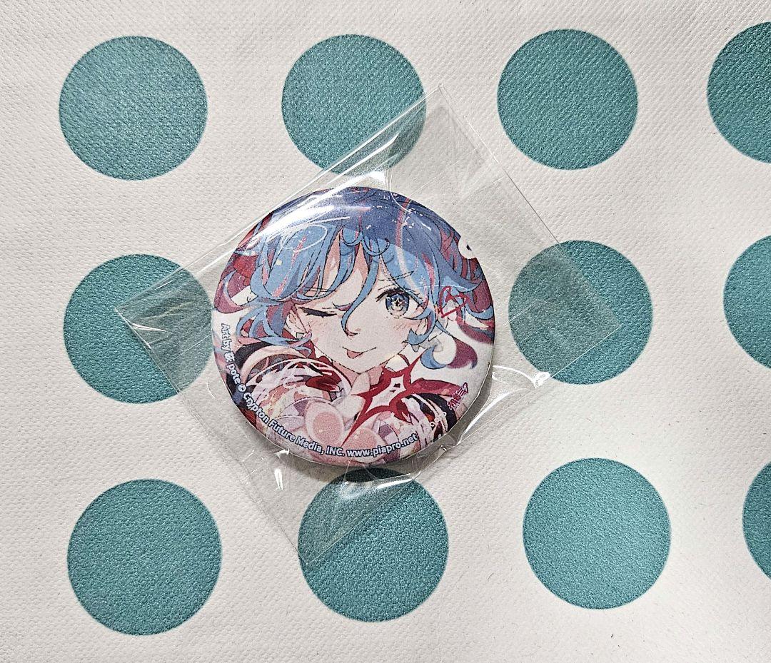 【新品】新潟花火　初音ミク　缶バッジ　荻pote　ライブペイント