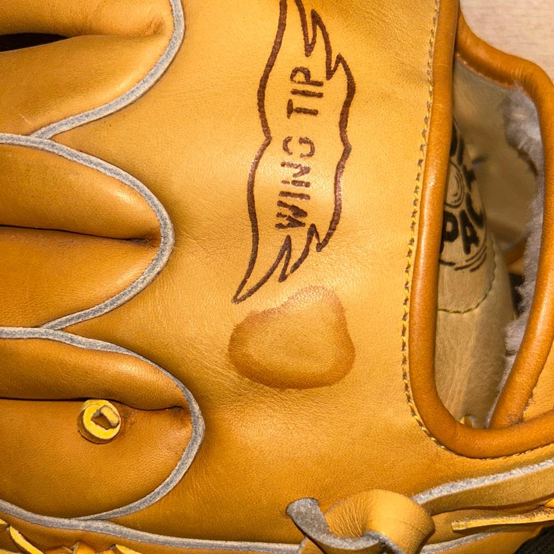 硬式用グローブ　ローリングス　内野手用　オールラウンド　キャメル