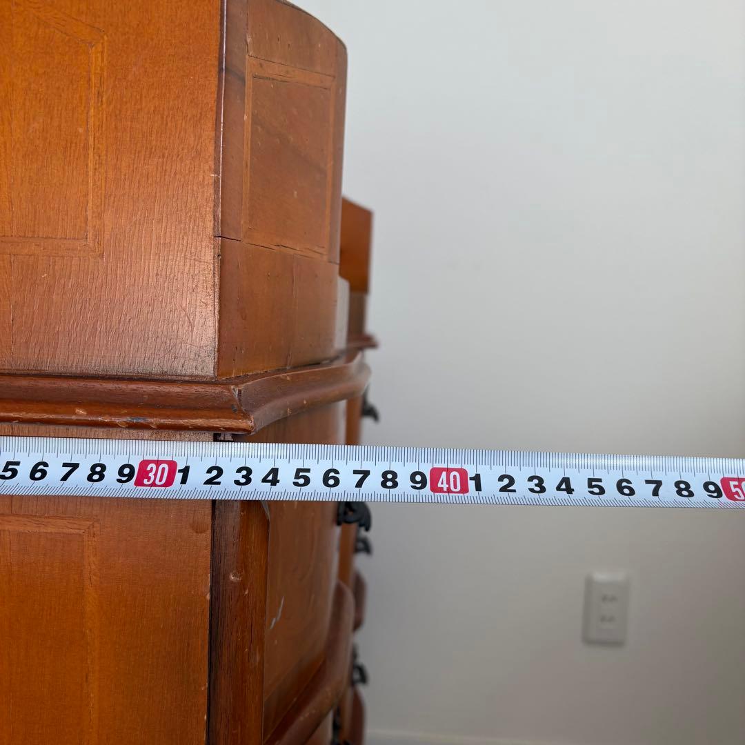 ヴィンテージ　イタリア製　ライティングビューロー　チェスト