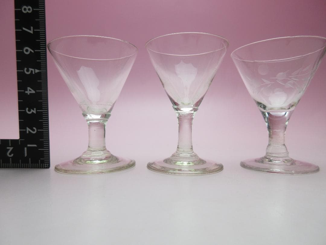 明治～大正 他 リキュールグラス まとめて B 70610