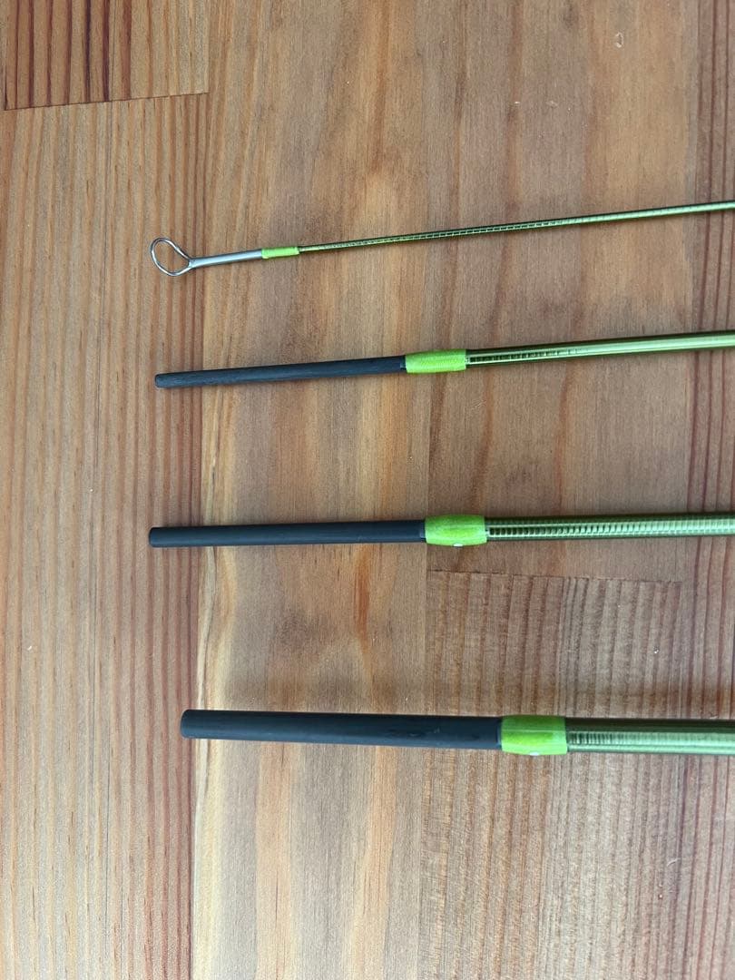 K.Bullet CREEK 3番（7ft）ロッドセット　リーダー、フライ付き