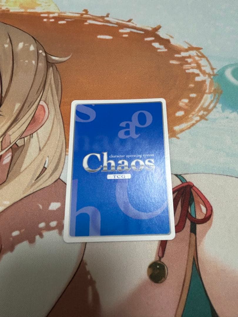 ChaosTCG SP 銀髪のハーフエルフ　エミリア　サイン　リゼロ