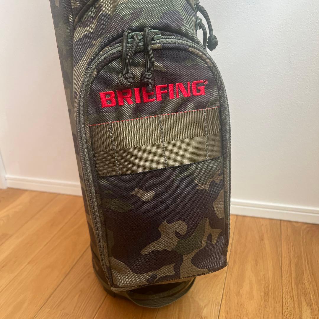 新品ブリーフィング ゴルフ サンデーバッグ キャディバッグ グリーンカモ