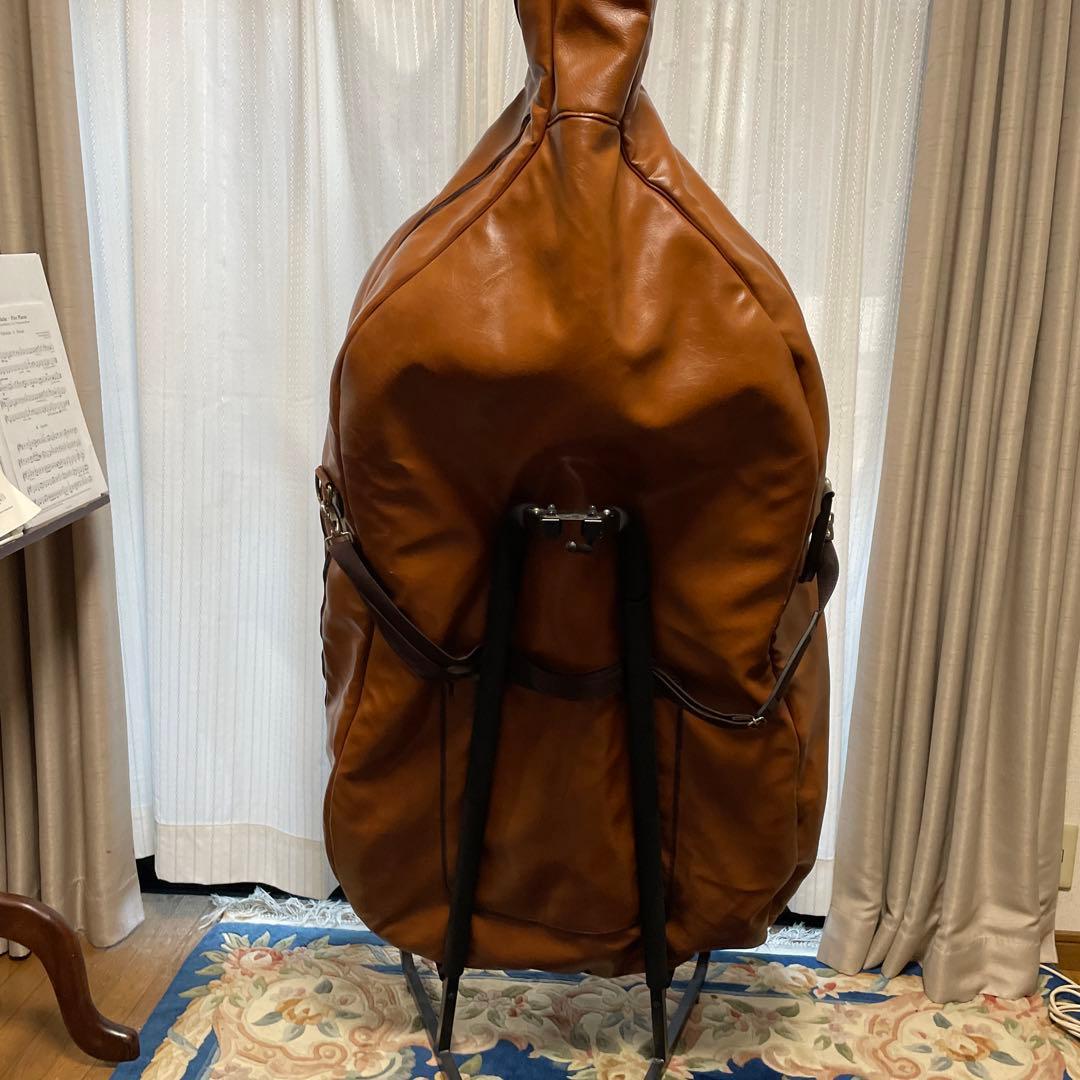 コントラバススタンド 折りたたみ式 黒