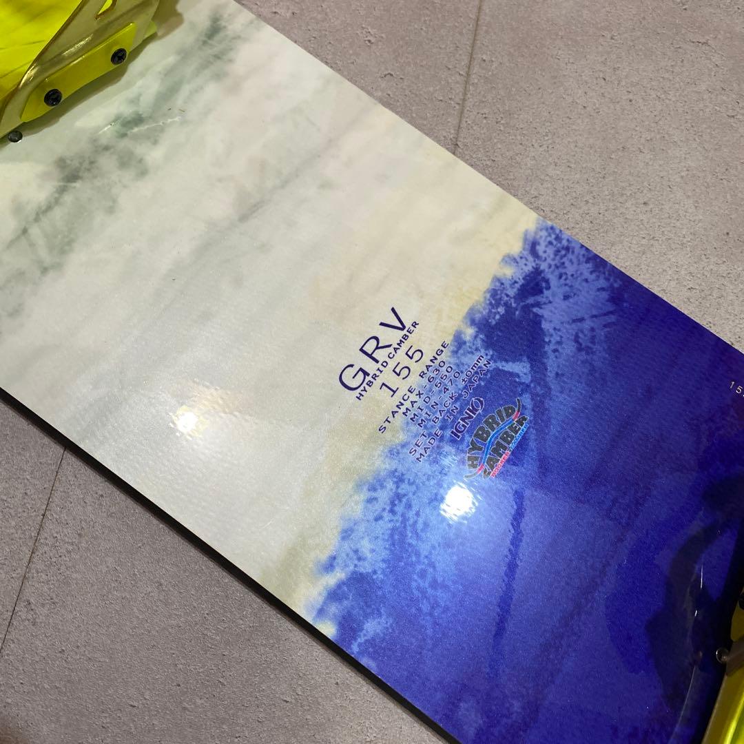 ★IGNIO イグニオ　スノーボード　ヴィンディング　セット　板　RIDE T6