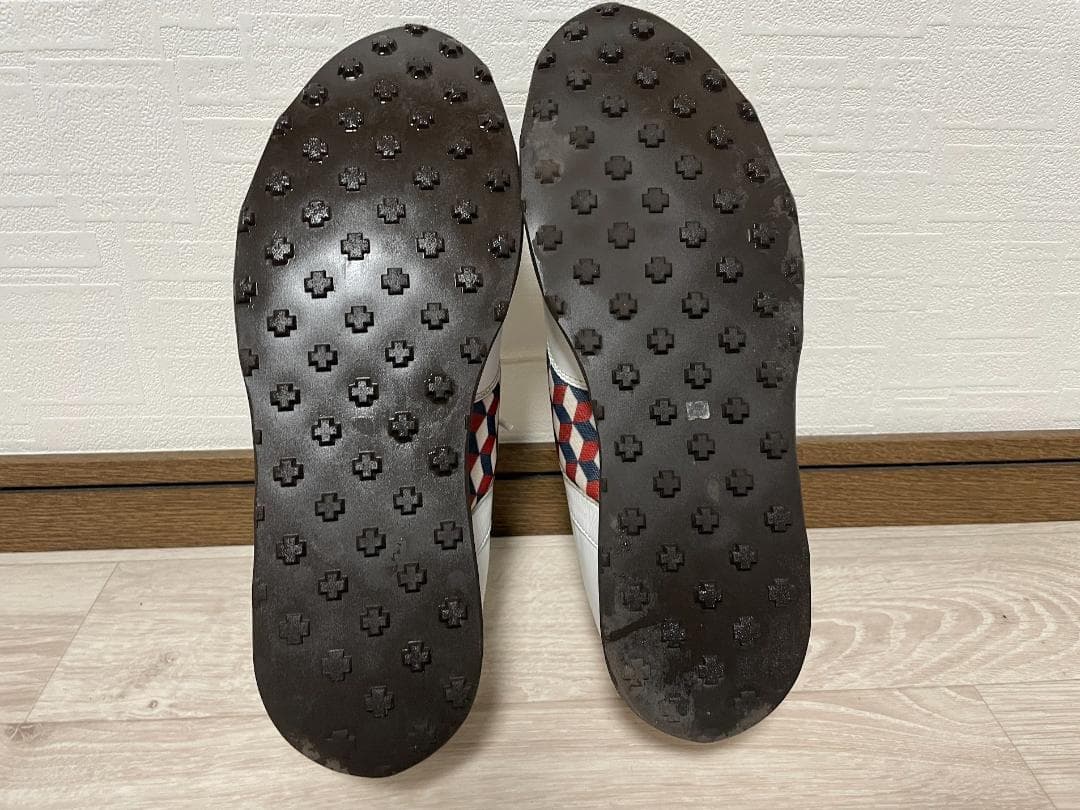 【稀少】カステルバジャック ゴルフシューズ 26cm(実質27) トリコロール