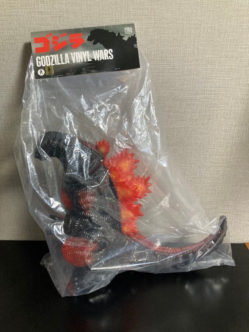 マーミット バイナルウォーズ ジャイアントゴジラ　デスゴジ　クリアレッド ソフビ