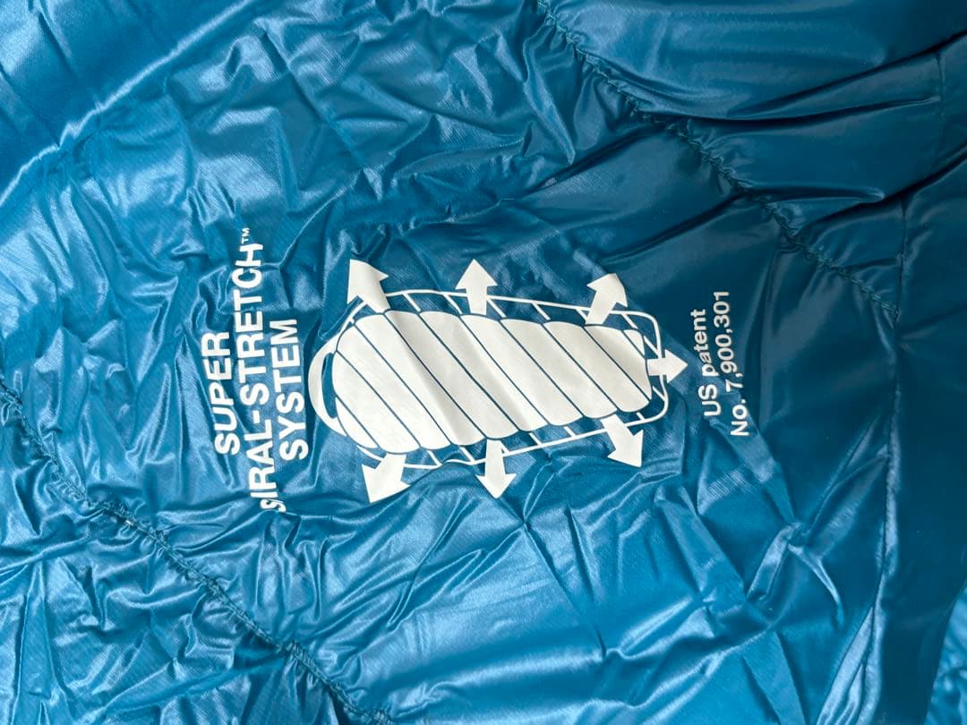 モンベル800FP ダウンハガー800 #3 R/ZIPシュラフ　グリーン