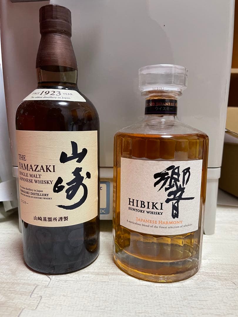 山崎シングルモルト & 響ブレンデッドウイスキーセット