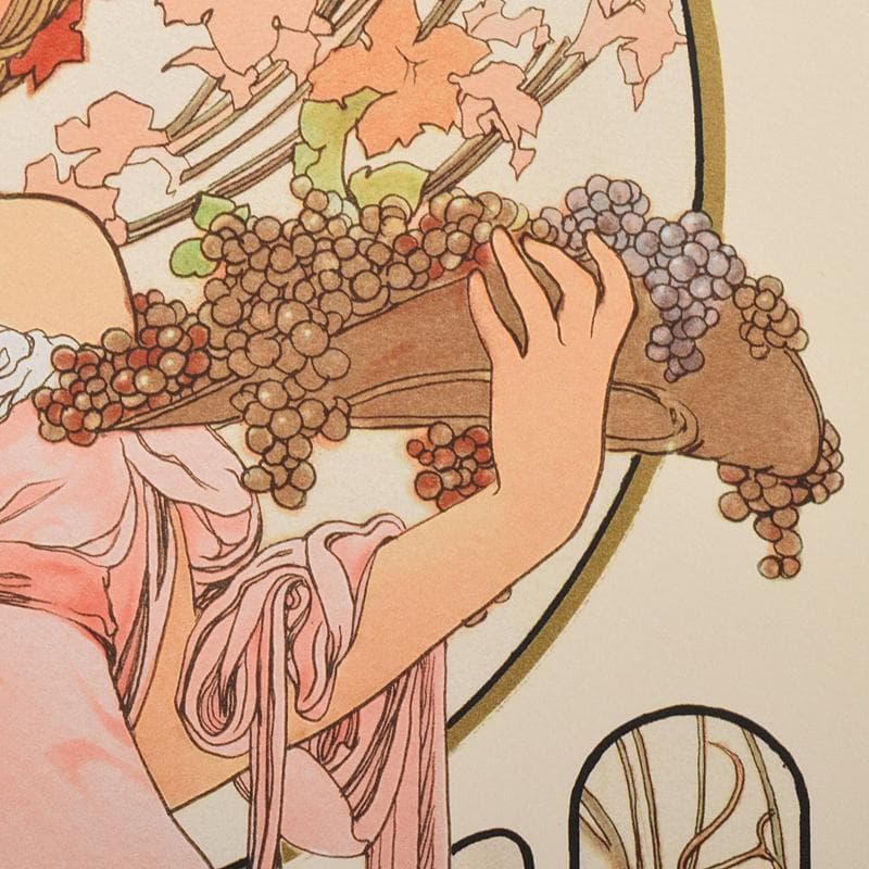 アルフォンス・ミュシャ　シャンパンホワイトスター　191/300　VR8696B