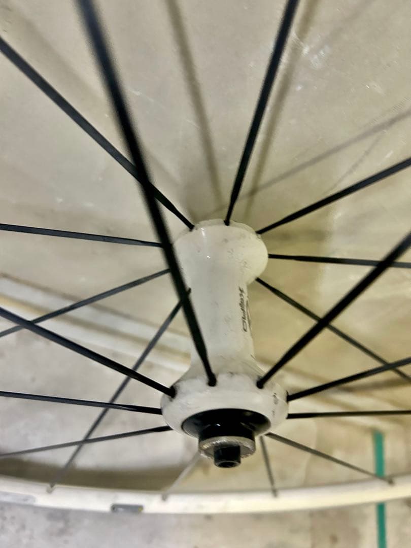 ◆白リムのカッコいい前輪ホイール◆重量0.80kg