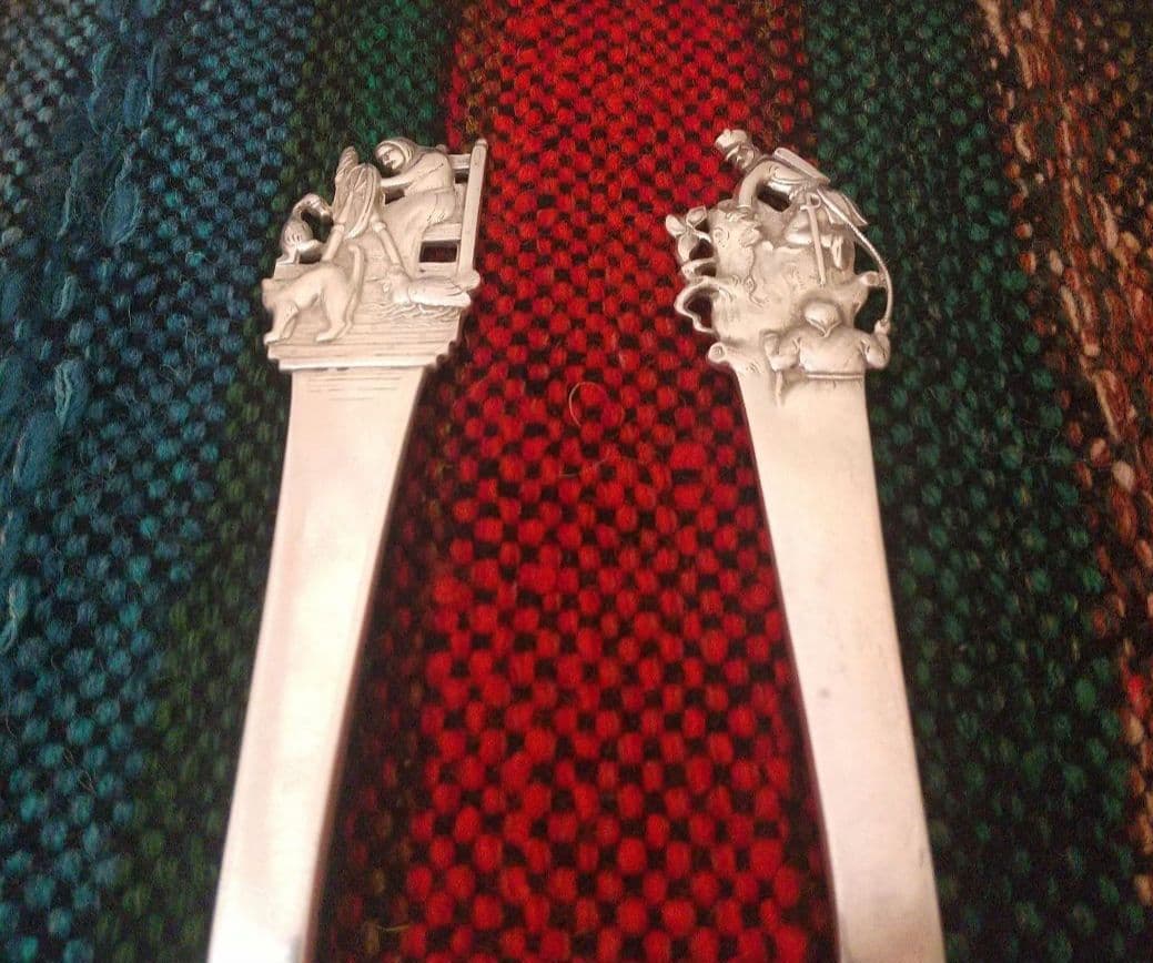 【ヴィンテージ】 銀のスプーン アンデルセン童話 シルバー 83% 1950年代