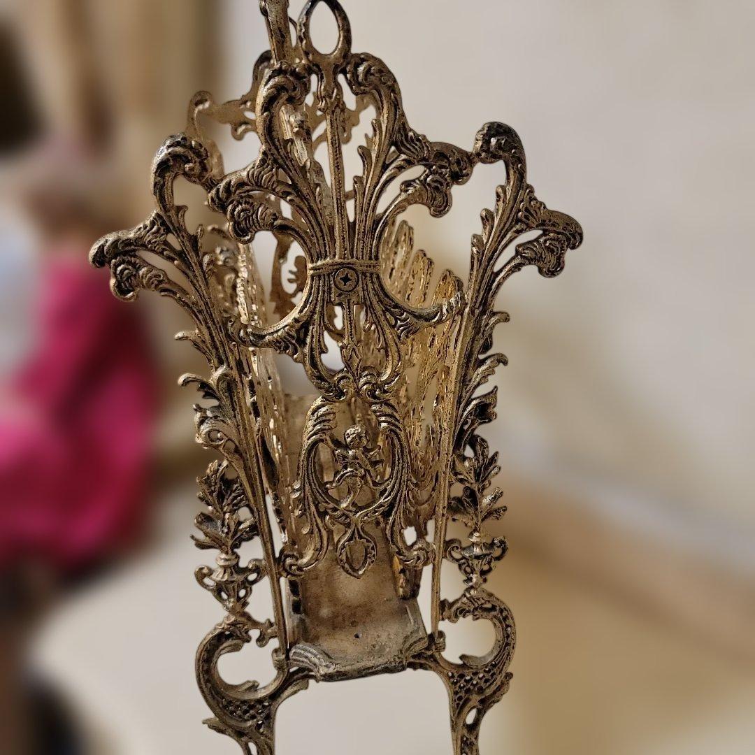 ヴィクトリアンスタイル 　マガジンラック　物入れ　アンティーク仕上げヴィンテージ