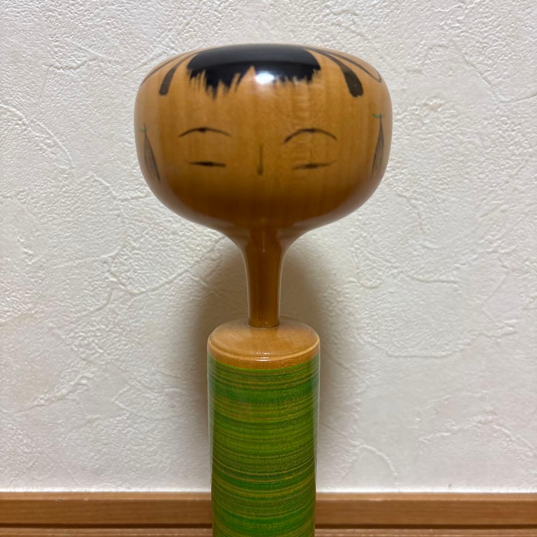 創作こけし　片瀬快平作品　「露草」KokeshiDoll