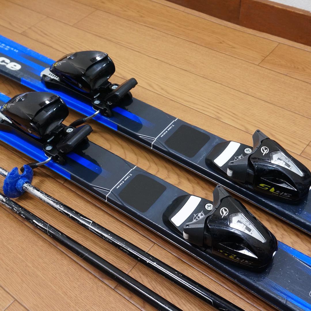 メンテ済 120cm 靴22cm ELAN カービングスキーセット