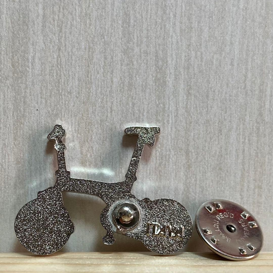 ミニベロ ピンバッジ BD-1 自転車 ピンズ イタヤコレクション シルバー