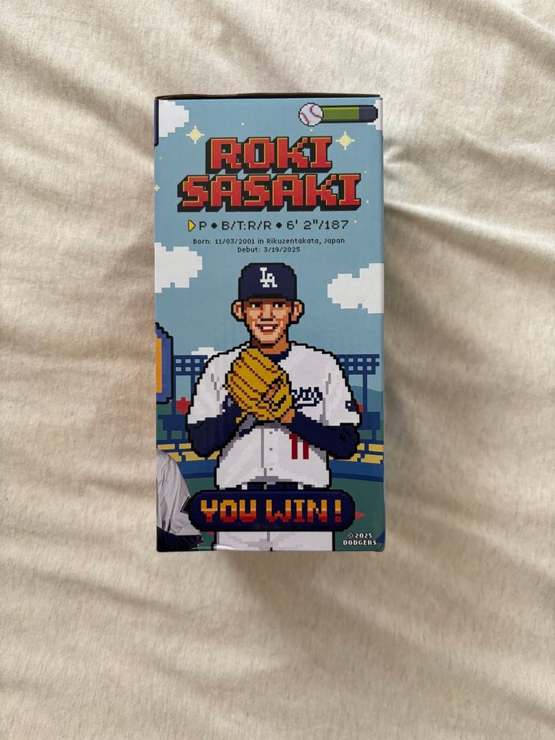 Roki Sasaki ボブルヘッドフィギュア　ドジャース