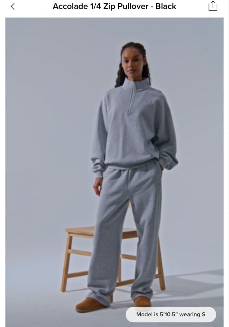 ALO 新品　XXS Accolade 1/4 Zip Pullover